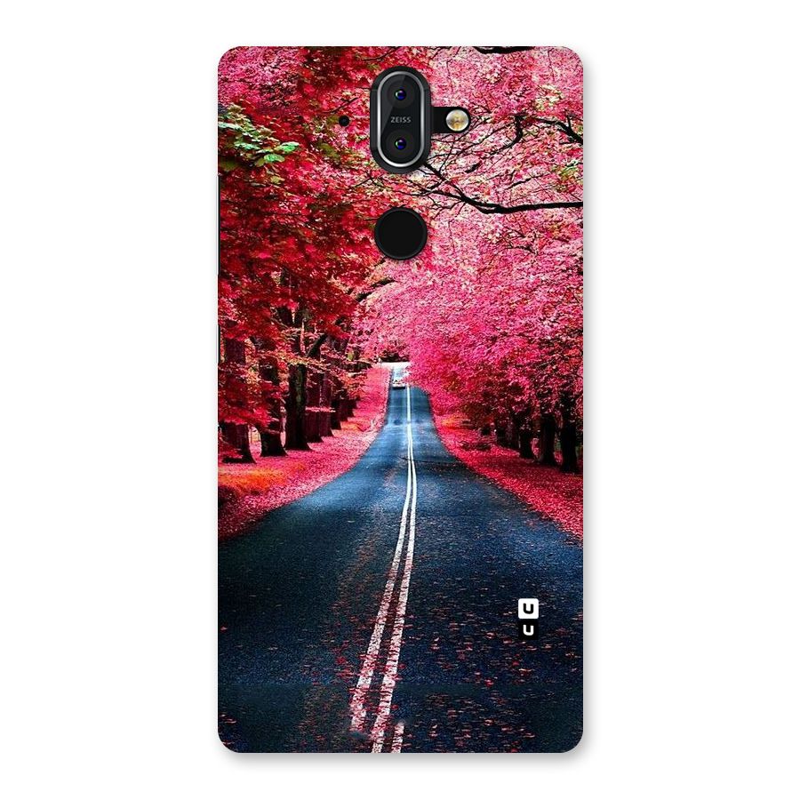 Beautiful Red Trees Back Case for Nokia 8 Sirocco