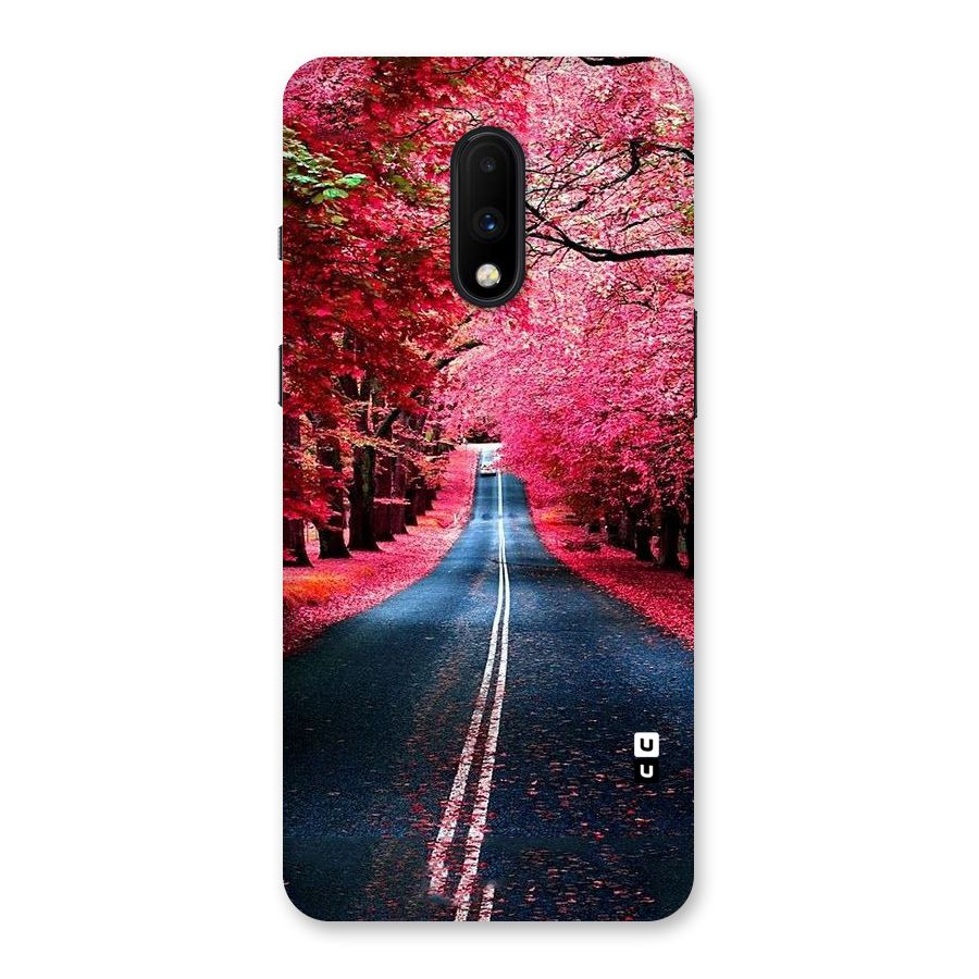 Beautiful Red Trees Back Case for OnePlus 7