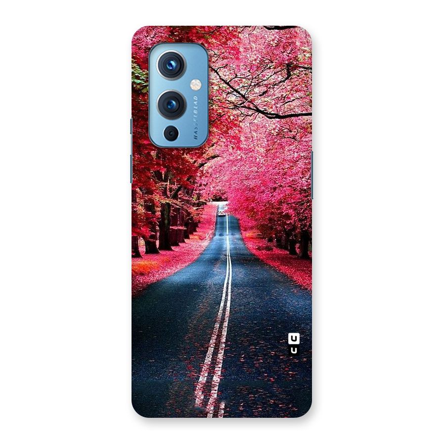 Beautiful Red Trees Back Case for OnePlus 9