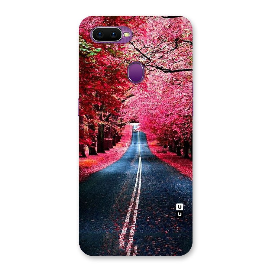 Beautiful Red Trees Back Case for Oppo F9