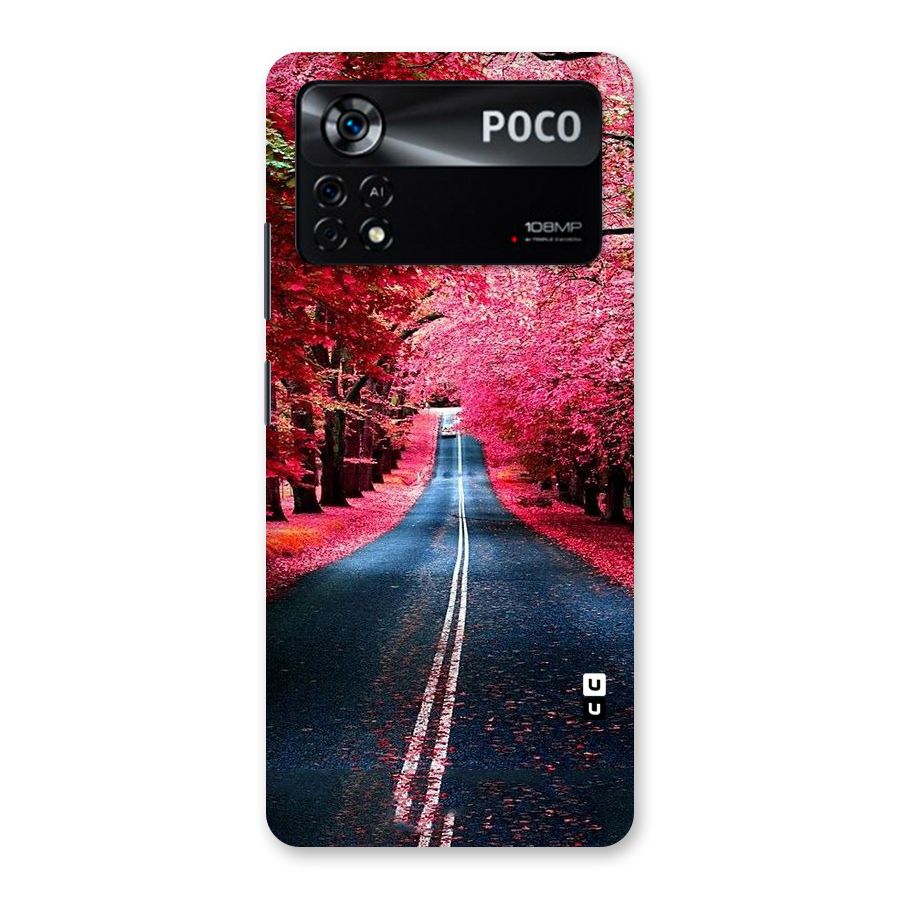 Beautiful Red Trees Back Case for Poco X4 Pro 5G