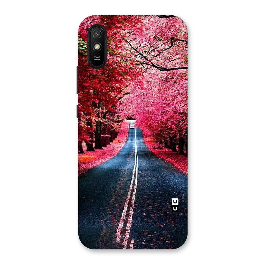 Beautiful Red Trees Back Case for Redmi 9i