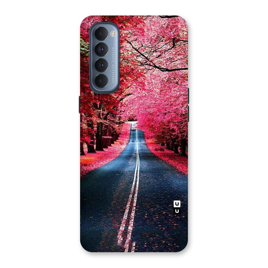 Beautiful Red Trees Back Case for Reno4 Pro