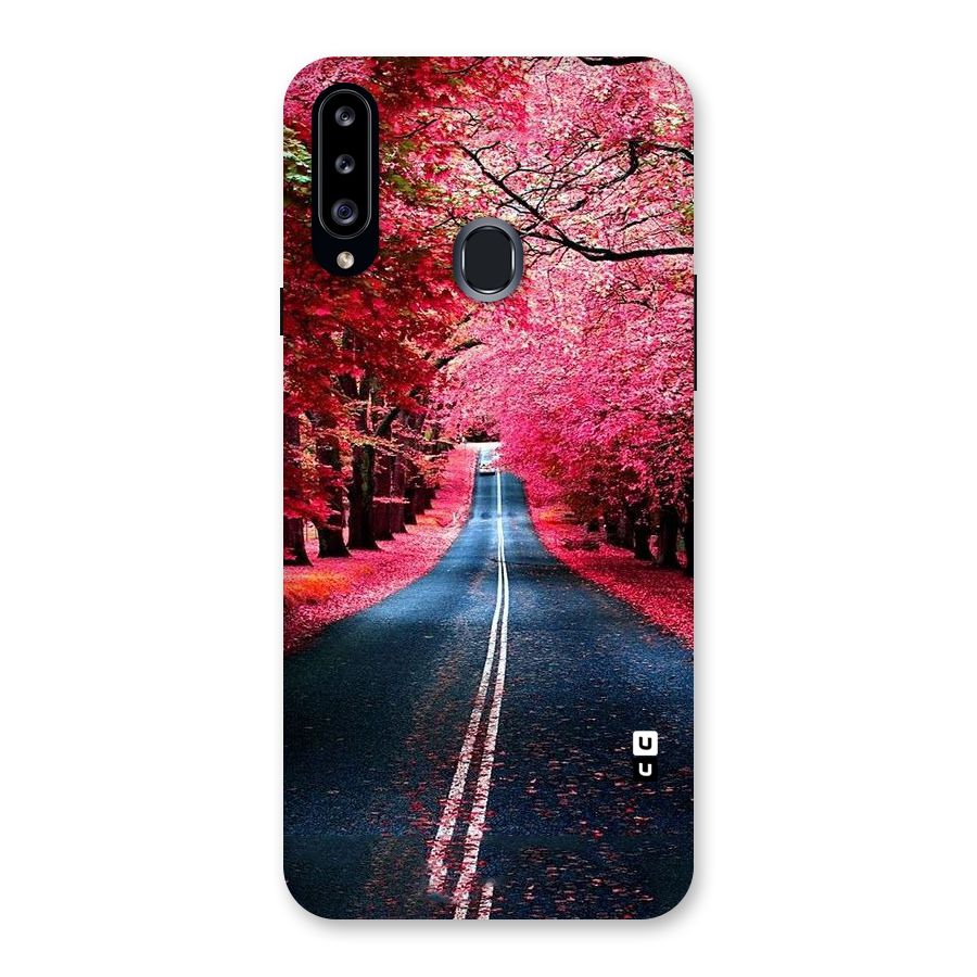 Beautiful Red Trees Back Case for Samsung Galaxy A20s