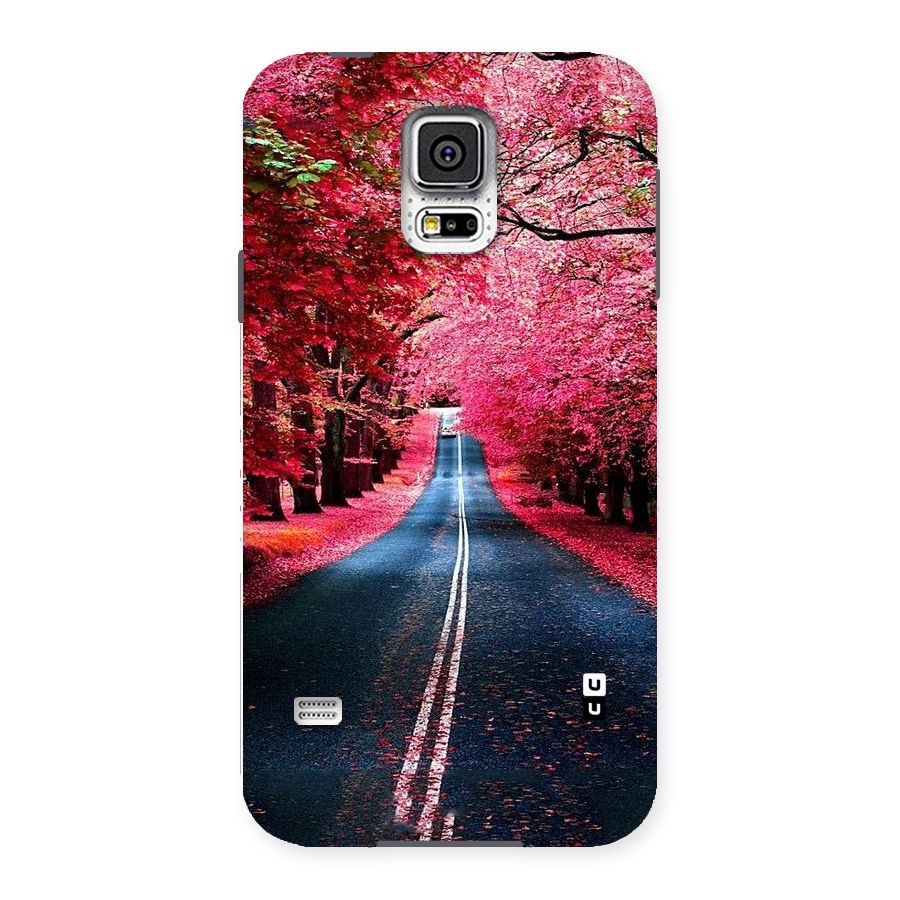 Beautiful Red Trees Back Case for Samsung Galaxy S5
