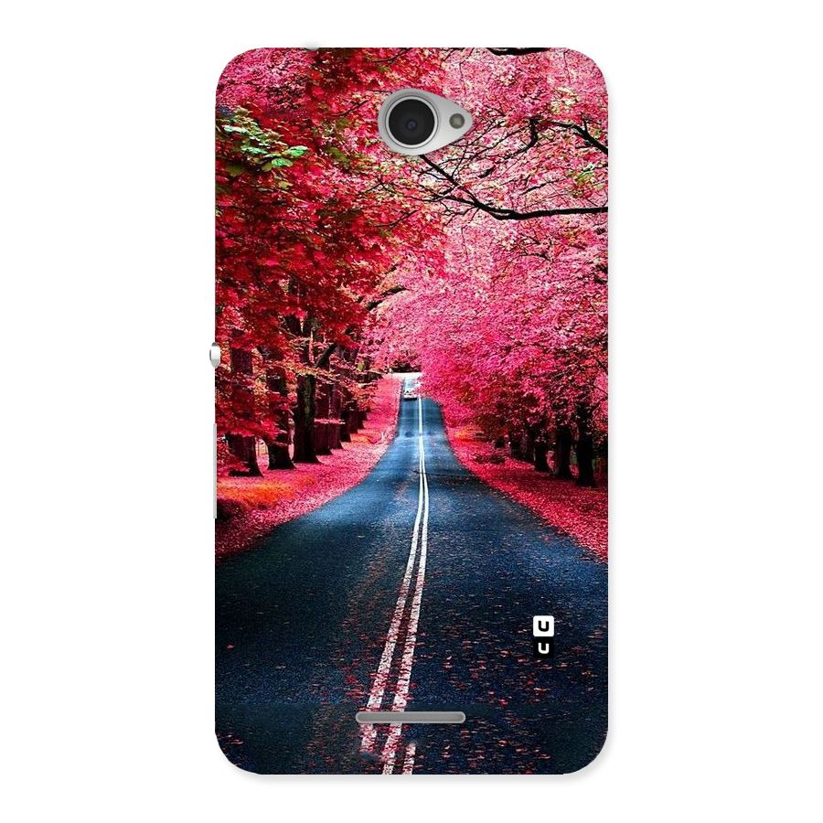 Beautiful Red Trees Back Case for Sony Xperia E4