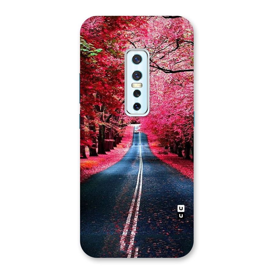 Beautiful Red Trees Back Case for Vivo V17 Pro