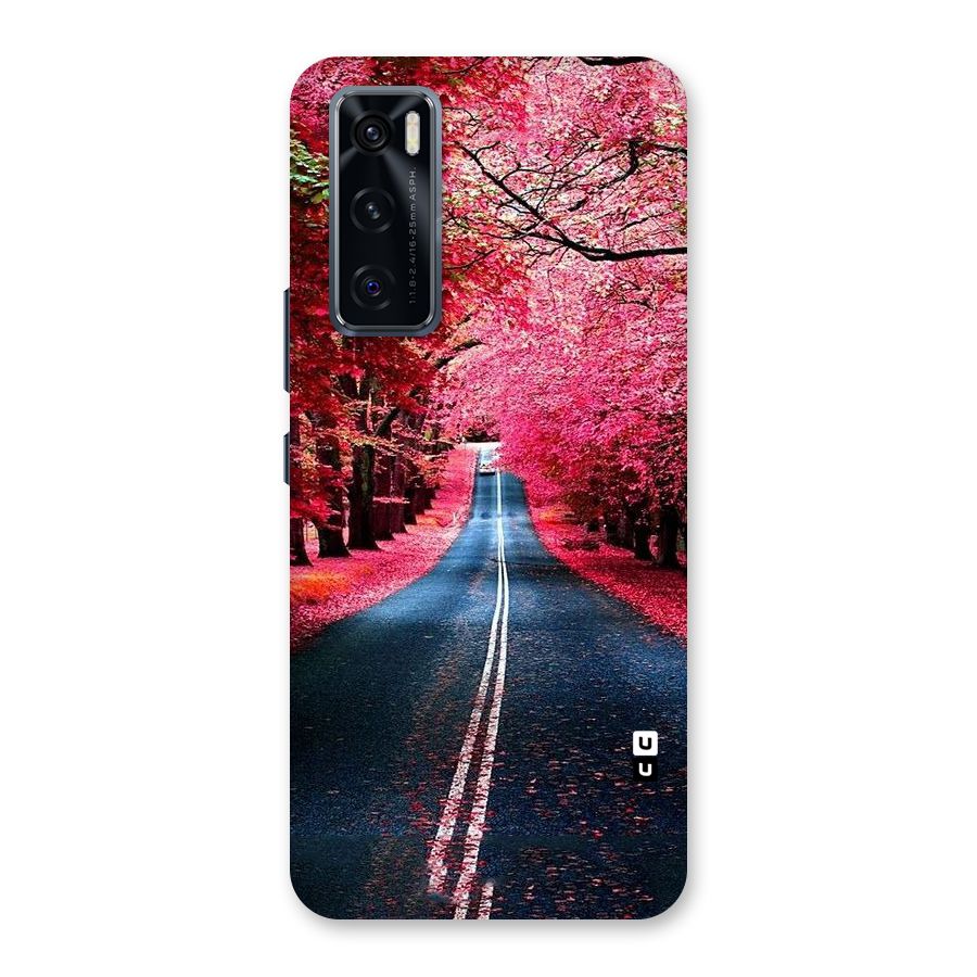 Beautiful Red Trees Back Case for Vivo V20 SE