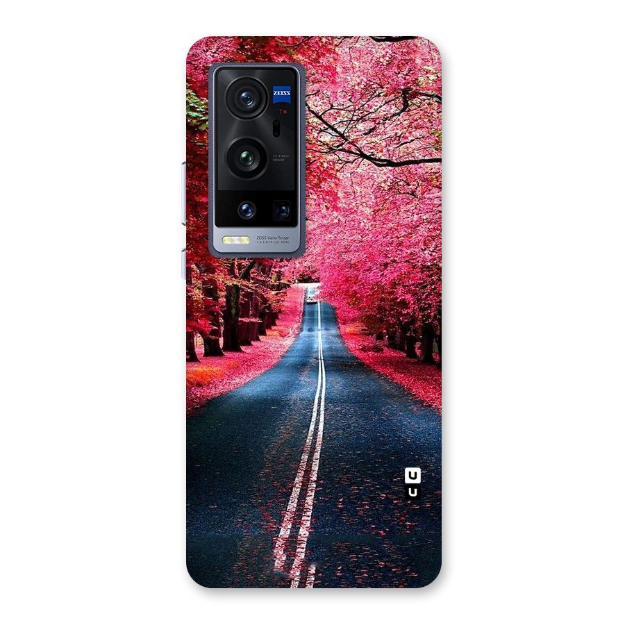 Beautiful Red Trees Back Case for Vivo X60 Pro Plus