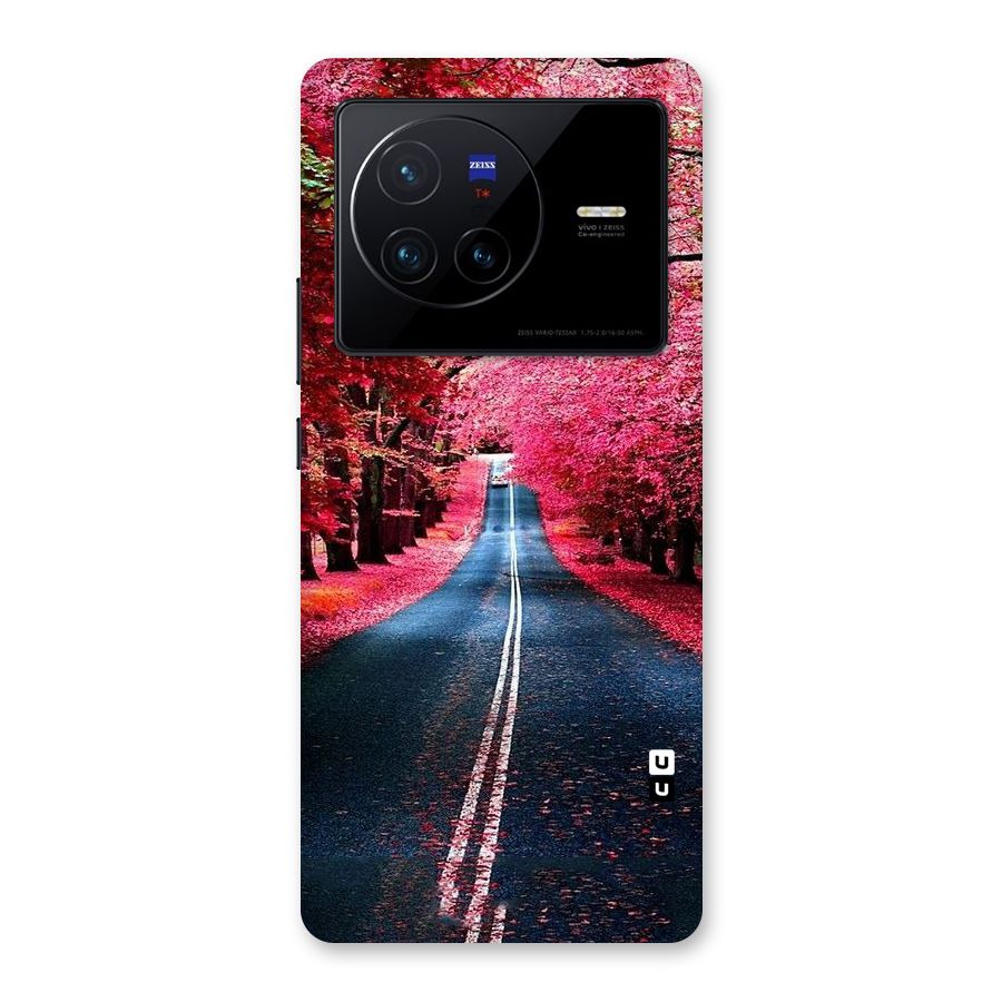 Beautiful Red Trees Back Case for Vivo X80