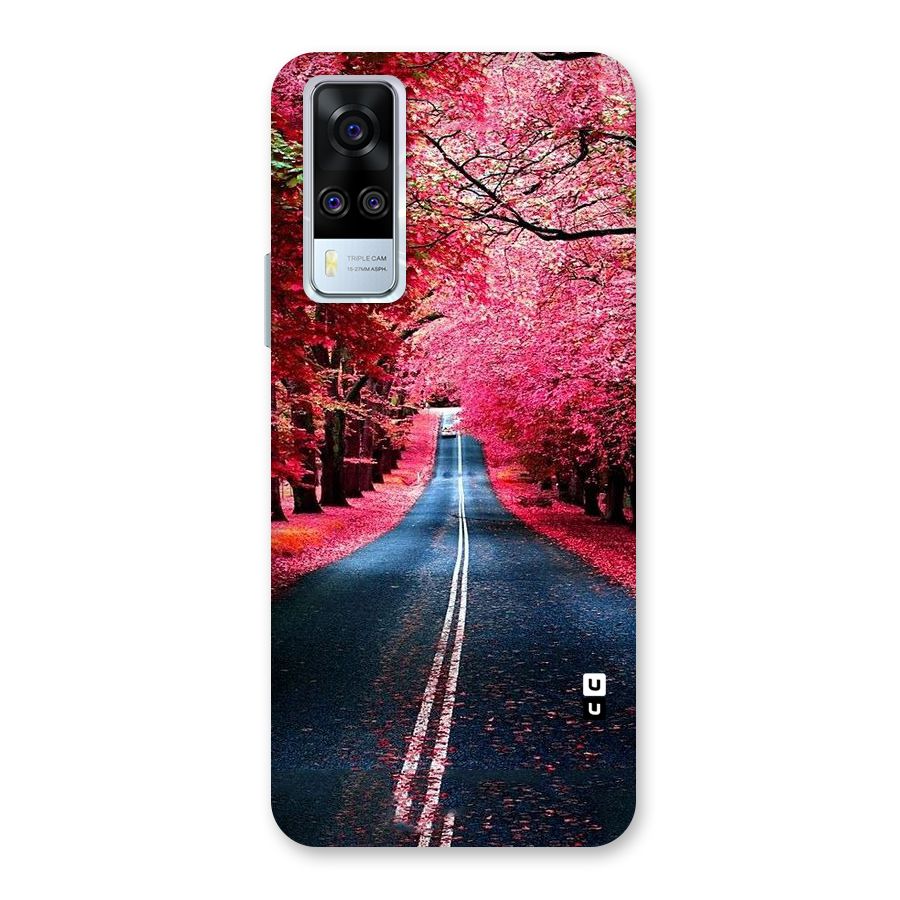 Beautiful Red Trees Back Case for Vivo Y31