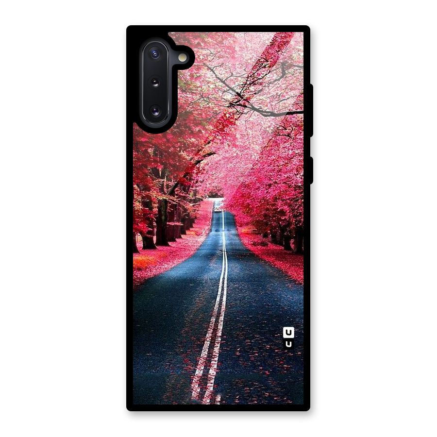 Beautiful Red Trees Glass Back Case for Galaxy Note 10