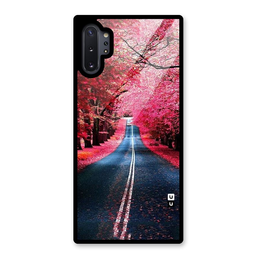 Beautiful Red Trees Glass Back Case for Galaxy Note 10 Plus