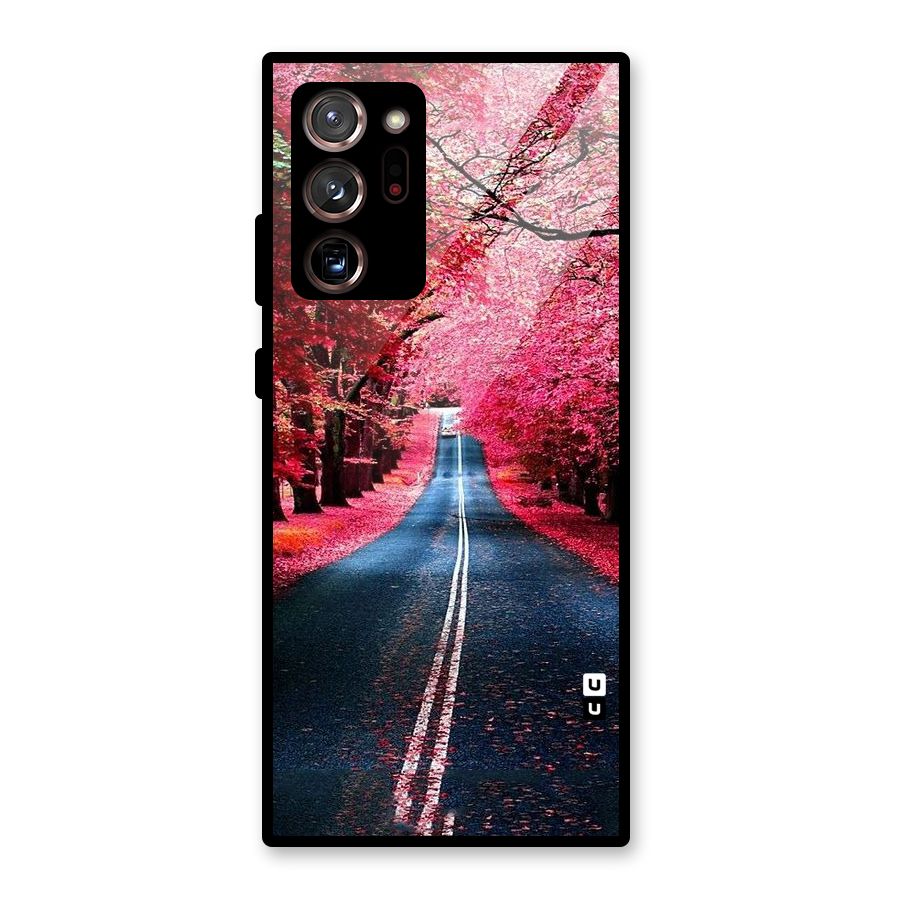 Beautiful Red Trees Glass Back Case for Galaxy Note 20 Ultra