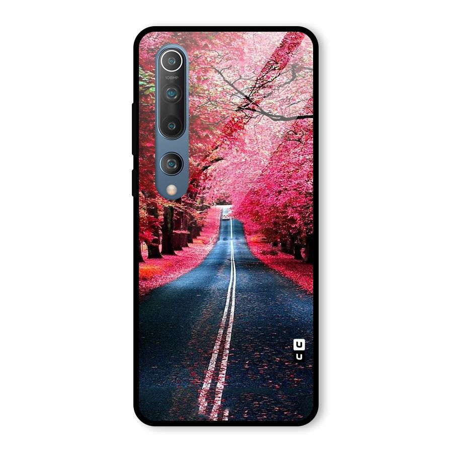 Beautiful Red Trees Glass Back Case for Mi 10