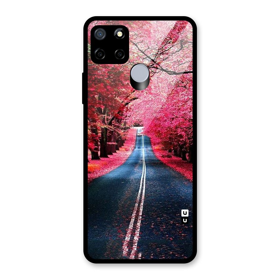 Beautiful Red Trees Glass Back Case for Realme Narzo 20