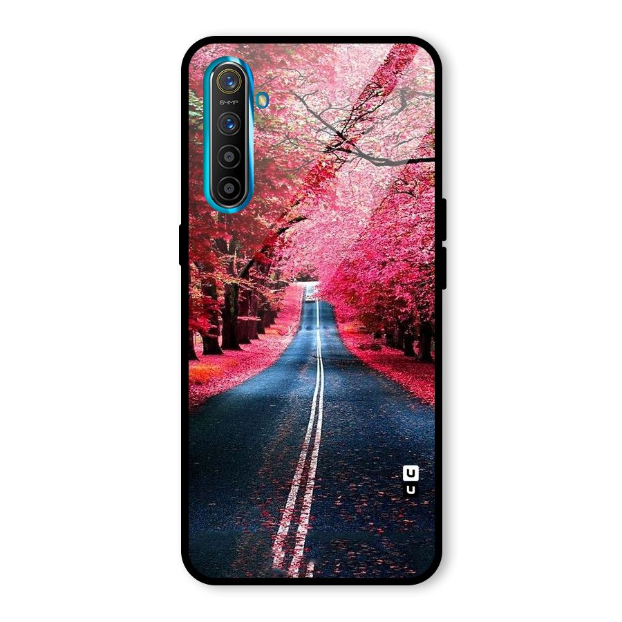 Beautiful Red Trees Glass Back Case for Realme X2
