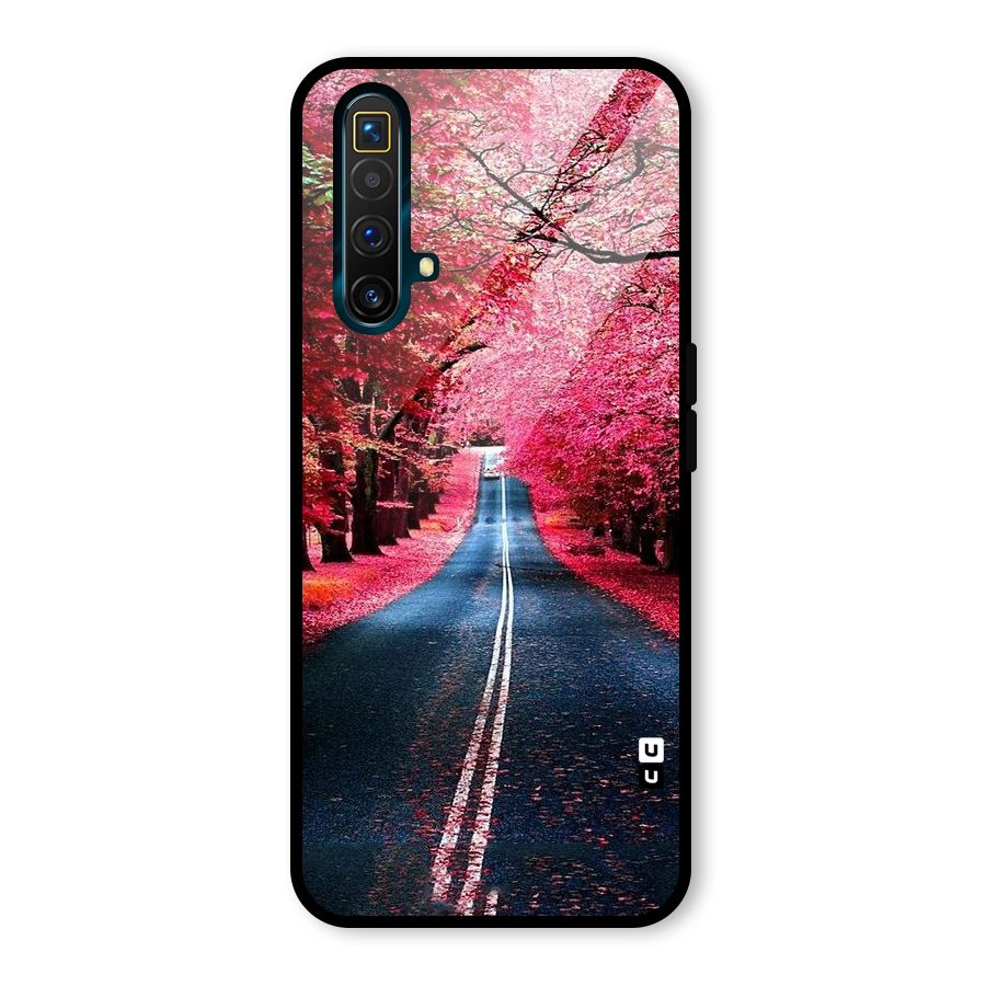 Beautiful Red Trees Glass Back Case for Realme X3 SuperZoom