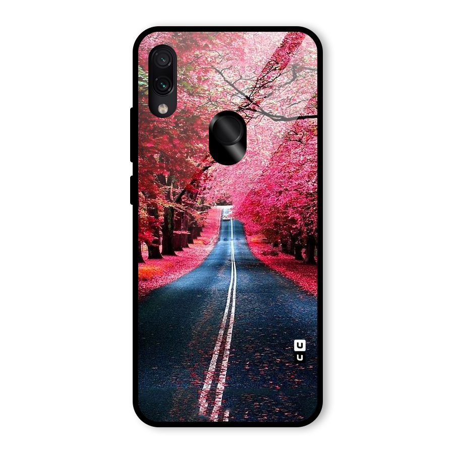 Beautiful Red Trees Glass Back Case for Redmi Note 7 Pro