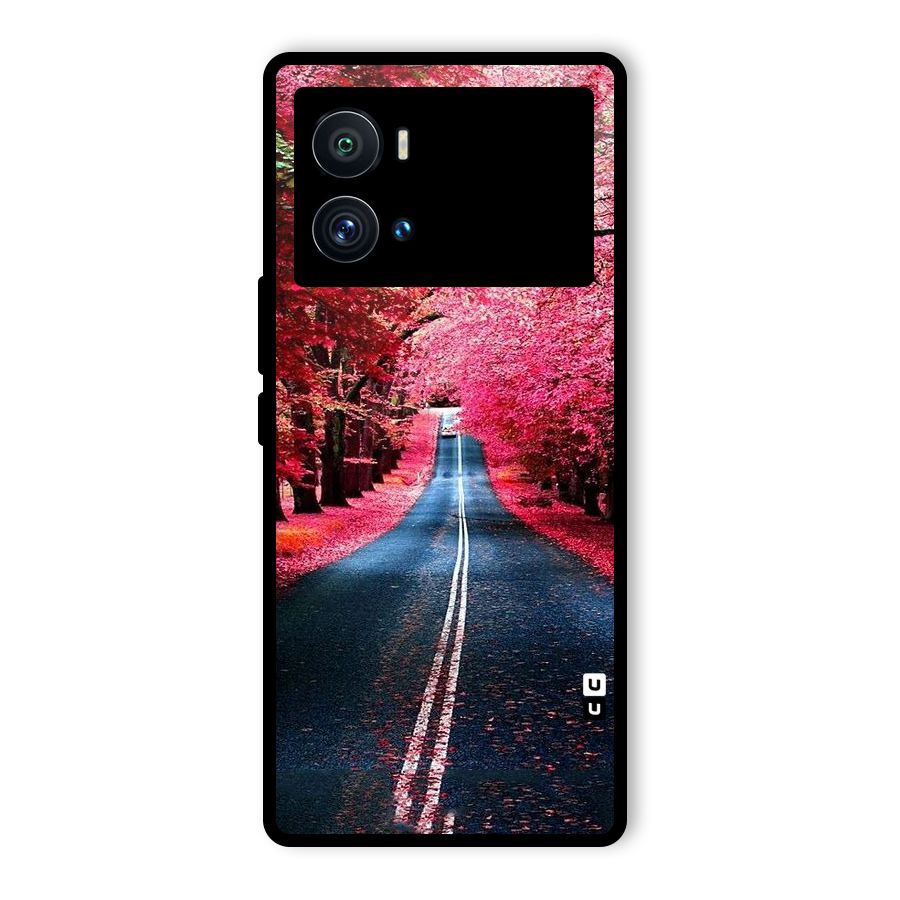 Beautiful Red Trees Glass Back Case for Vivo iQOO 9 Pro