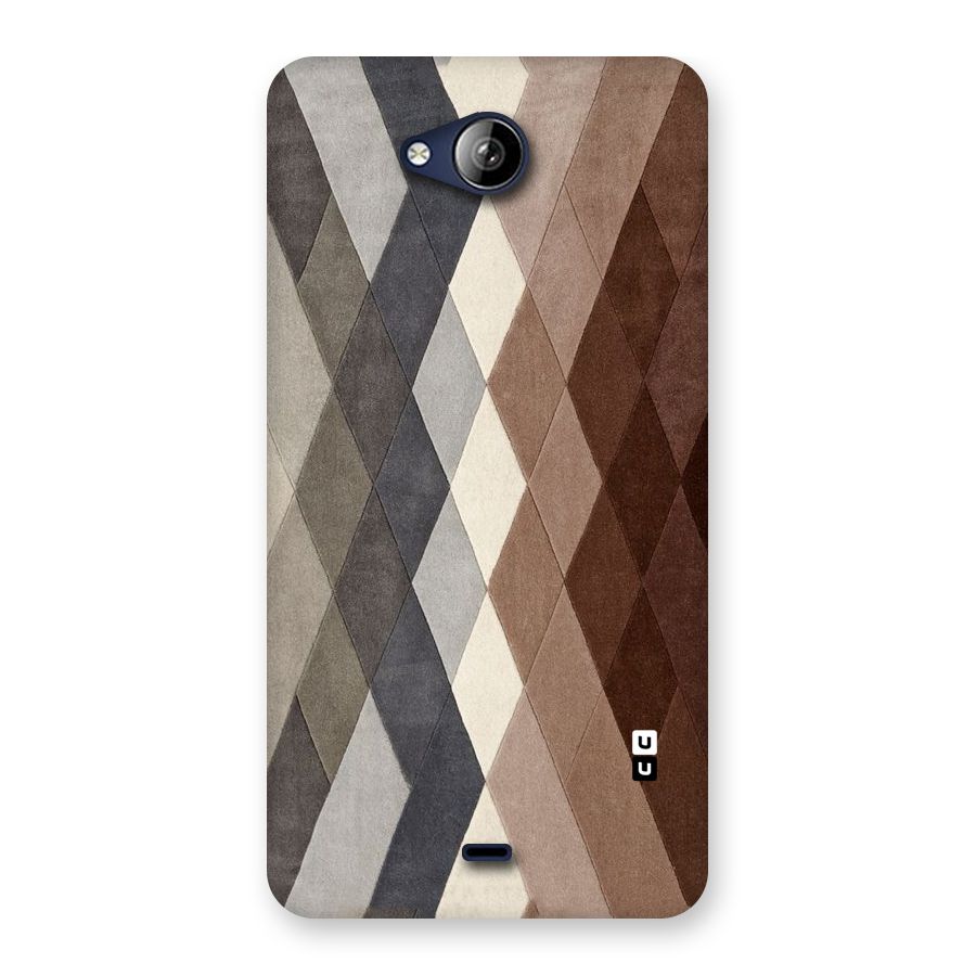 Beautiful Shades Of Diamonds Back Case for Canvas Play Q355