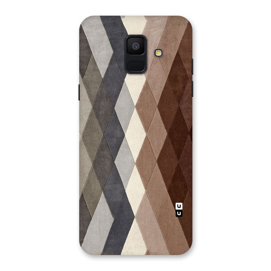 Beautiful Shades Of Diamonds Back Case for Galaxy A6 (2018)