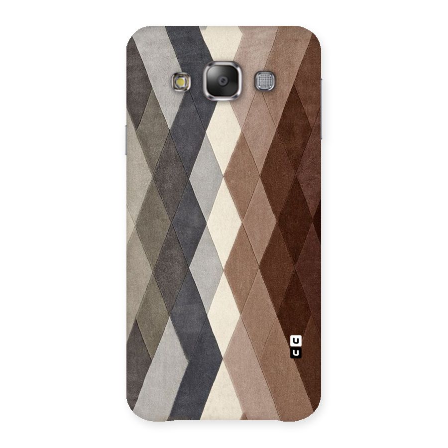Beautiful Shades Of Diamonds Back Case for Galaxy E7
