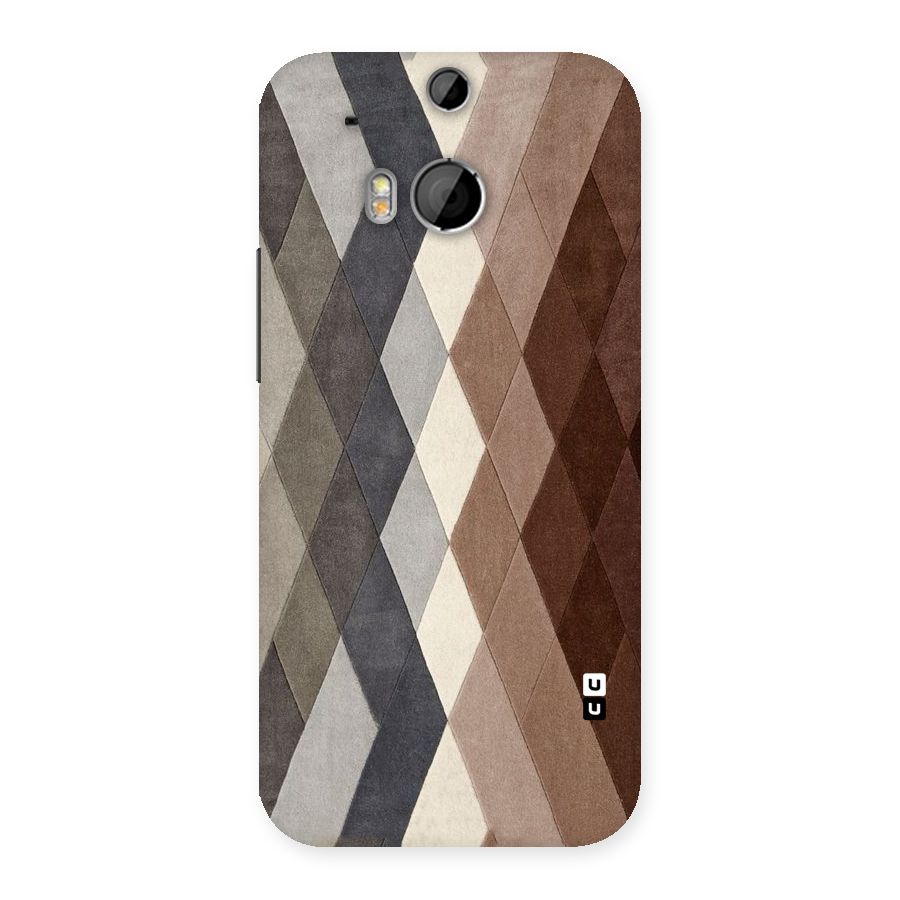 Beautiful Shades Of Diamonds Back Case for HTC One M8