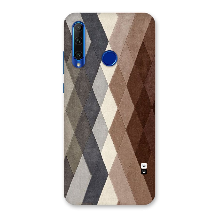 Beautiful Shades Of Diamonds Back Case for Honor 20i