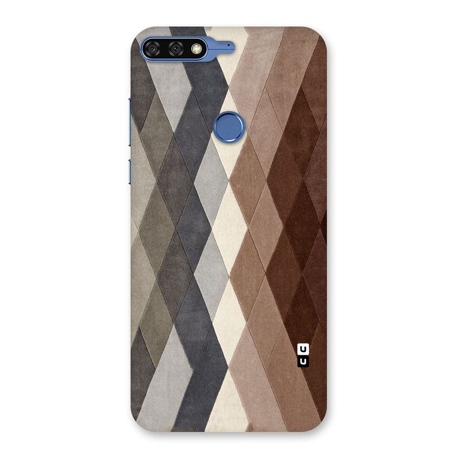 Beautiful Shades Of Diamonds Back Case for Honor 7C