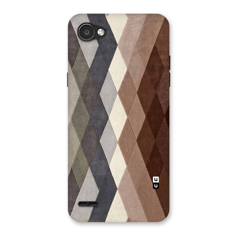 Beautiful Shades Of Diamonds Back Case for LG Q6