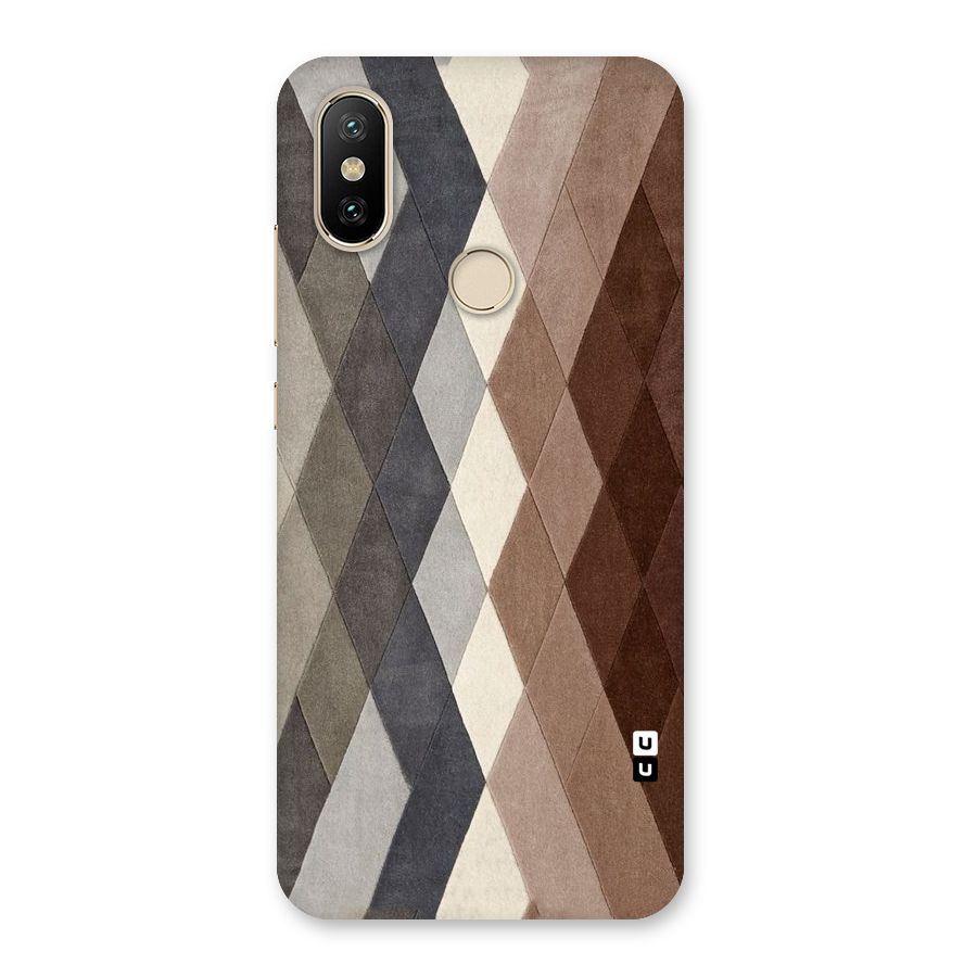 Beautiful Shades Of Diamonds Back Case for Mi A2