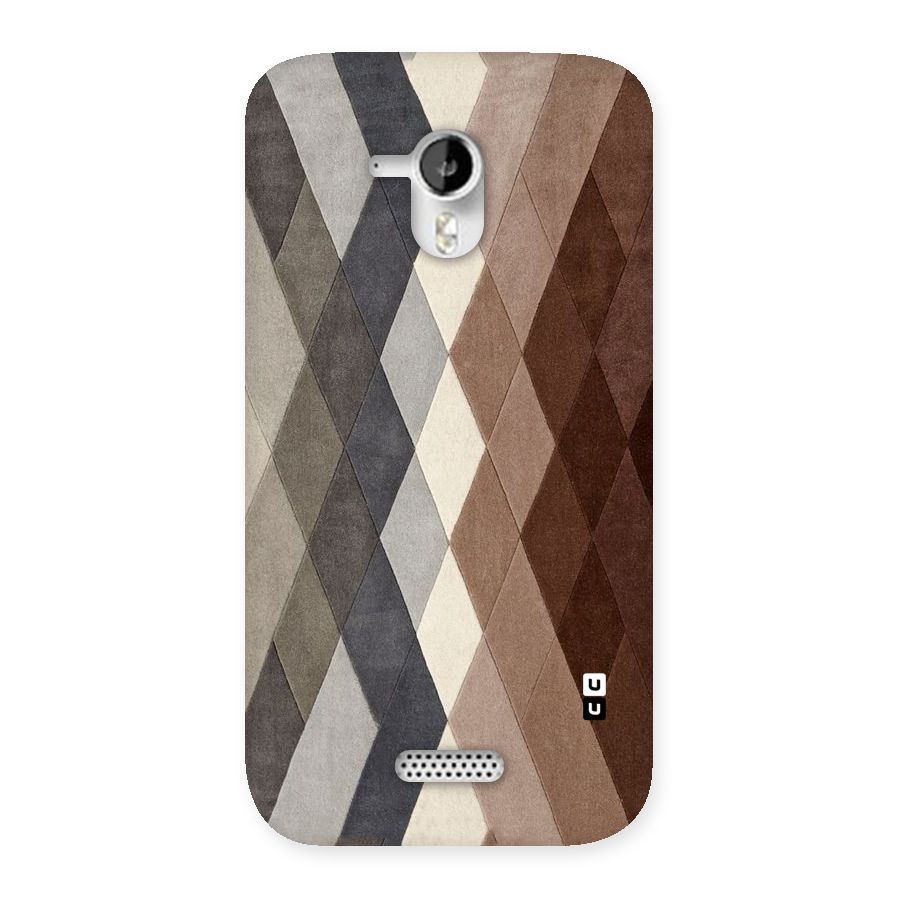 Beautiful Shades Of Diamonds Back Case for Micromax Canvas HD A116