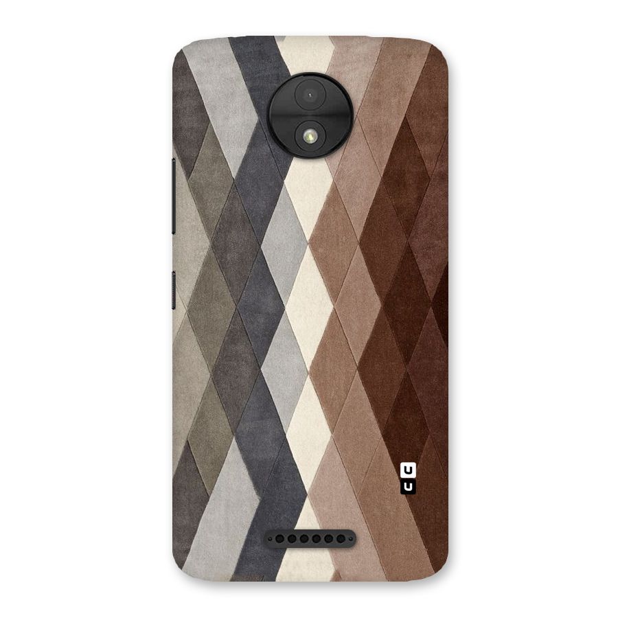 Beautiful Shades Of Diamonds Back Case for Moto C