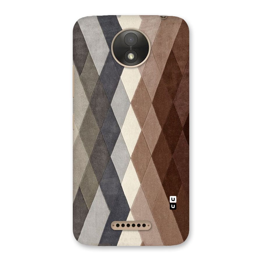Beautiful Shades Of Diamonds Back Case for Moto C Plus
