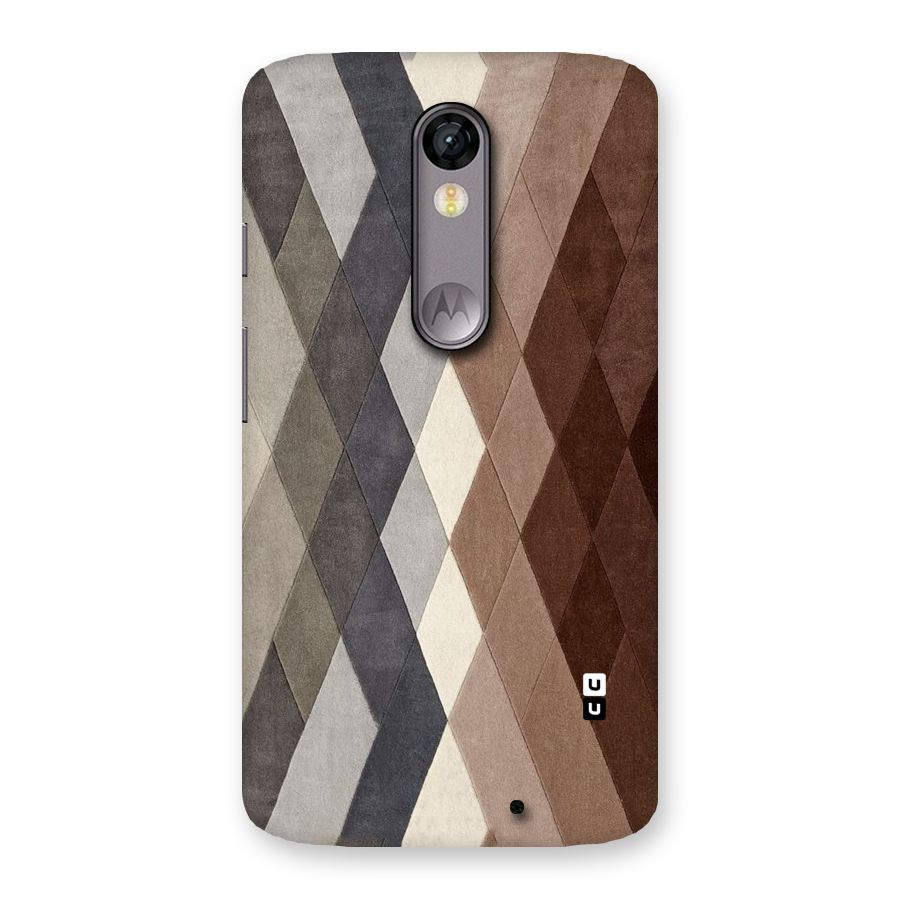 Beautiful Shades Of Diamonds Back Case for Moto X Force