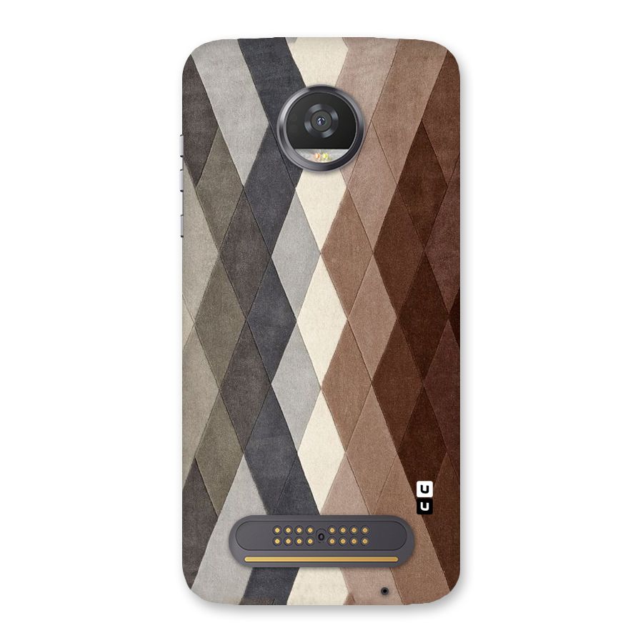 Beautiful Shades Of Diamonds Back Case for Moto Z2 Play