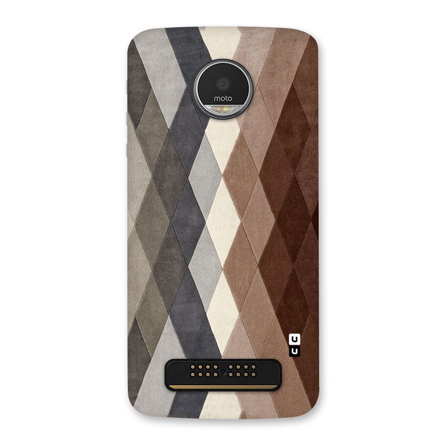 Beautiful Shades Of Diamonds Back Case for Moto Z Play