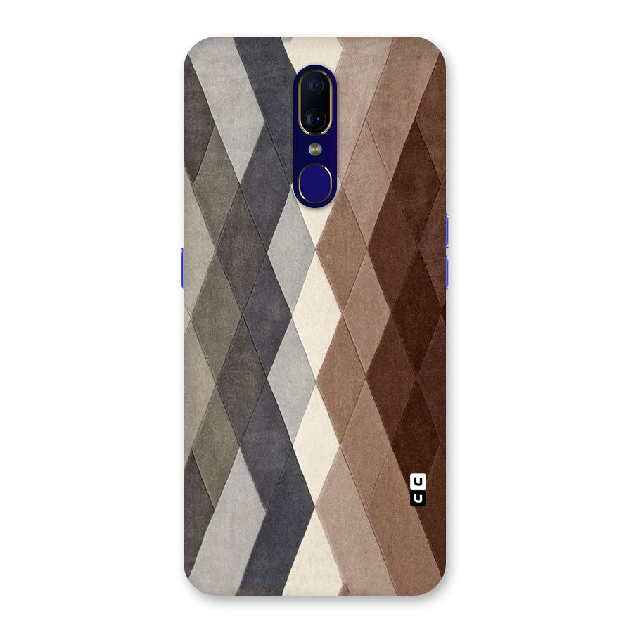 Beautiful Shades Of Diamonds Back Case for Oppo F11