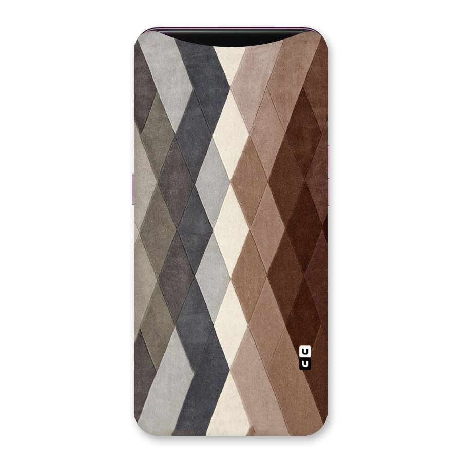 Beautiful Shades Of Diamonds Back Case for Oppo Find X