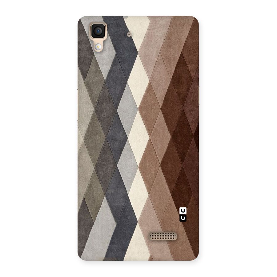 Beautiful Shades Of Diamonds Back Case for Oppo R7