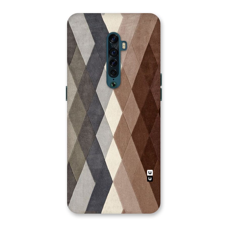 Beautiful Shades Of Diamonds Back Case for Oppo Reno2