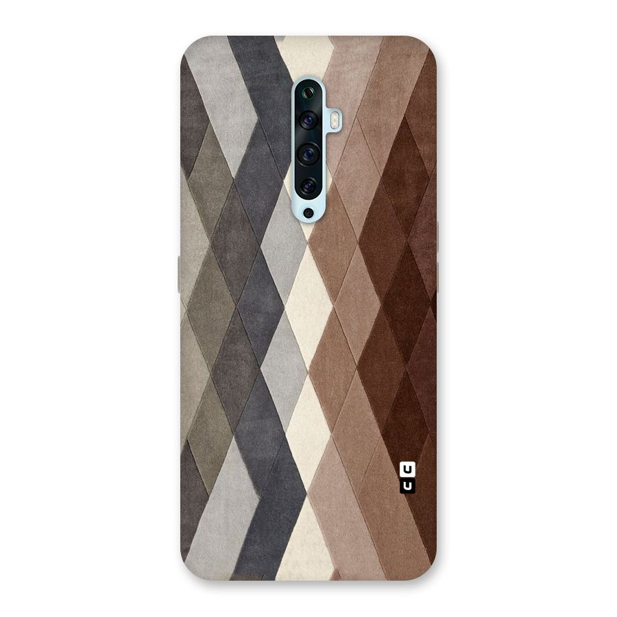 Beautiful Shades Of Diamonds Back Case for Oppo Reno2 Z