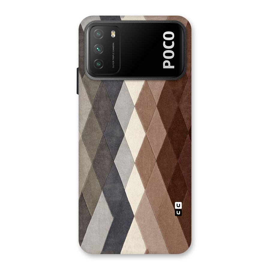 Beautiful Shades Of Diamonds Back Case for Poco M3