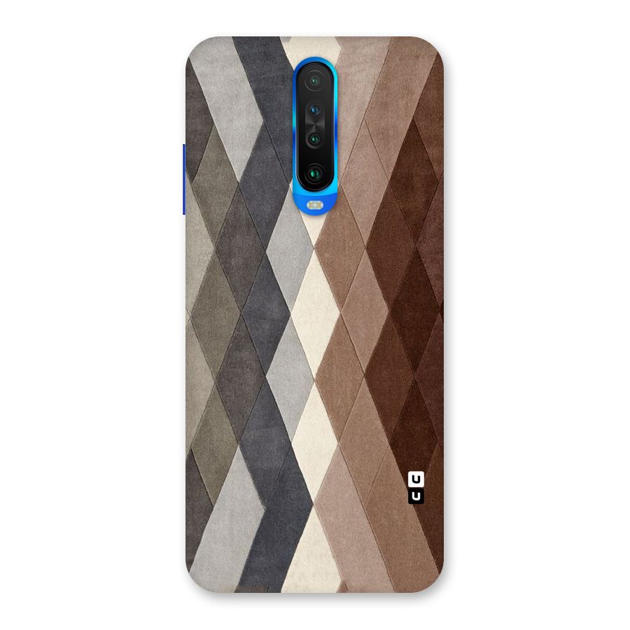 Beautiful Shades Of Diamonds Back Case for Poco X2