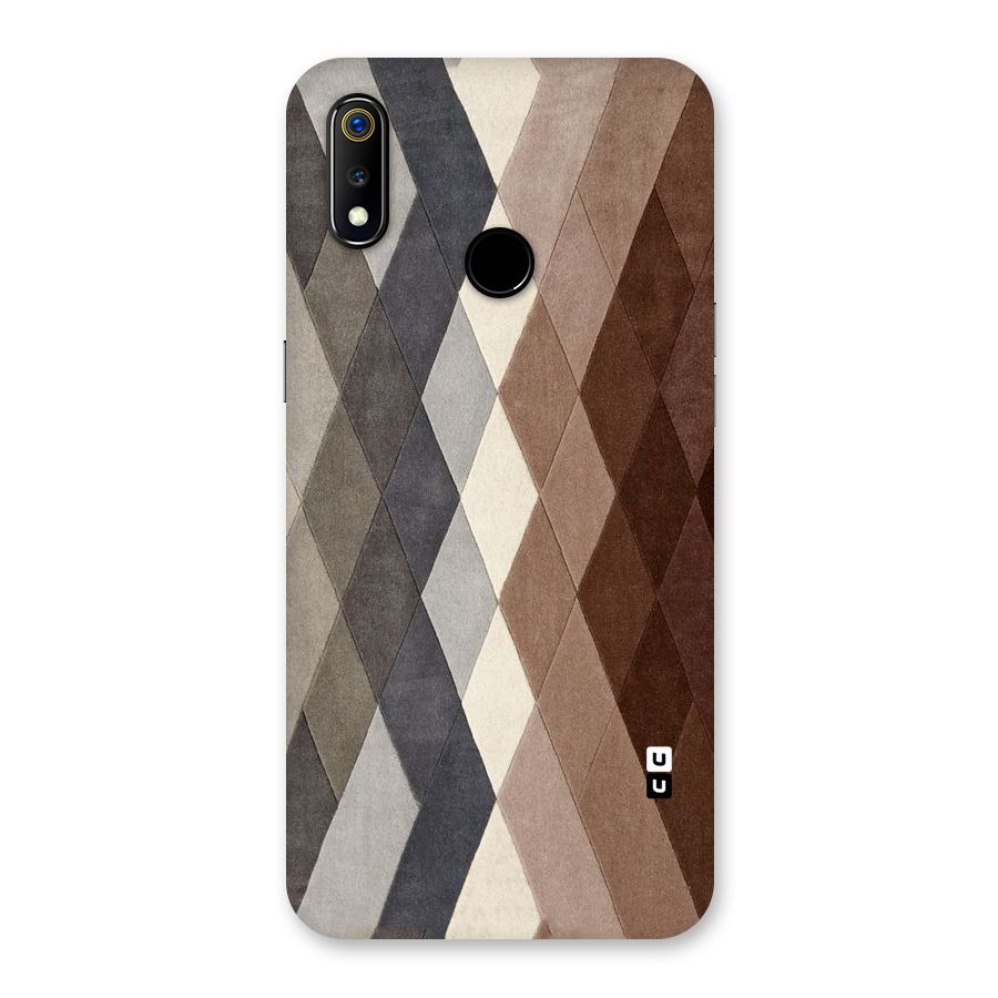 Beautiful Shades Of Diamonds Back Case for Realme 3
