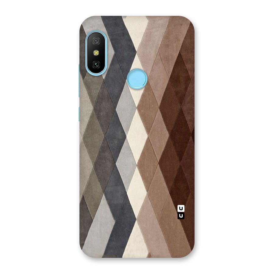 Beautiful Shades Of Diamonds Back Case for Redmi 6 Pro