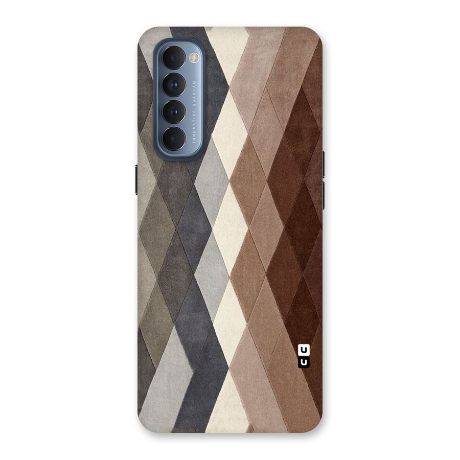 Beautiful Shades Of Diamonds Back Case for Reno4 Pro