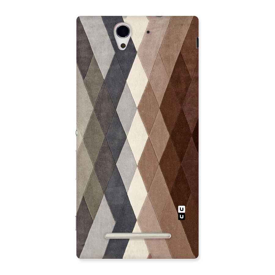 Beautiful Shades Of Diamonds Back Case for Sony Xperia C3