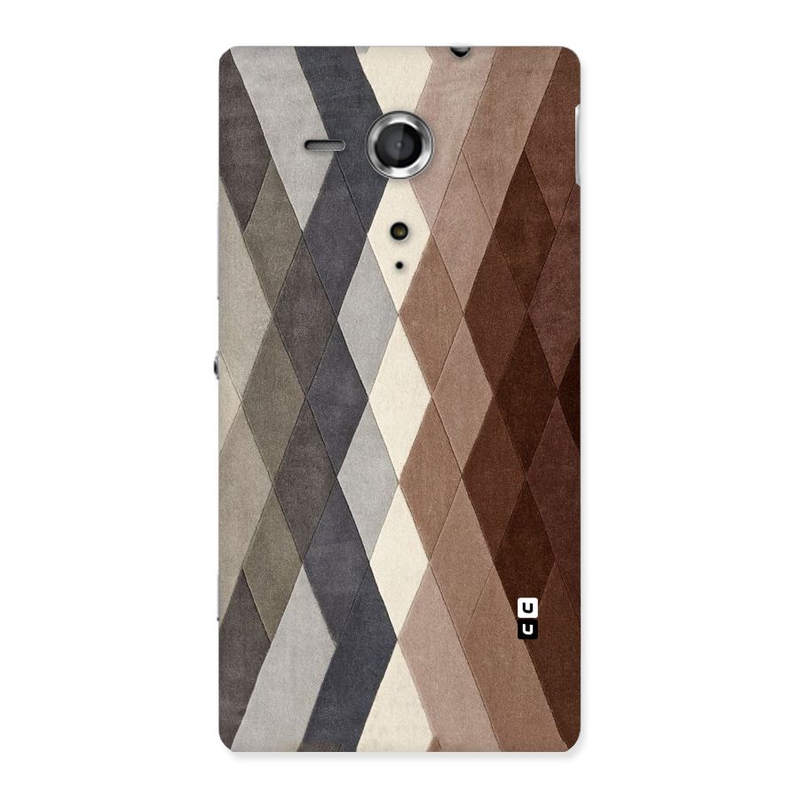 Beautiful Shades Of Diamonds Back Case for Sony Xperia SP